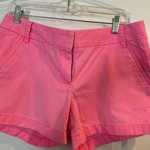 J Crew Hot Pink Chino Shorts